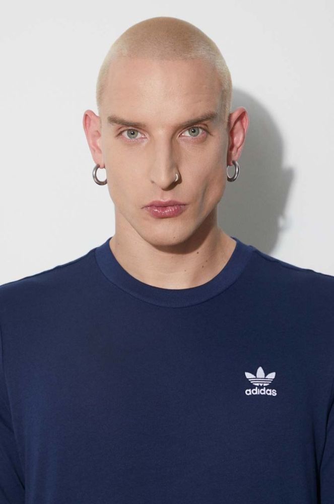Бавовняна футболка adidas Originals колір синій однотонний IA4874-NINDIG фото 5