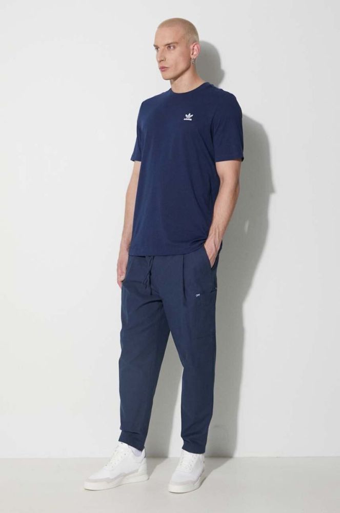 Бавовняна футболка adidas Originals колір синій однотонний IA4874-NINDIG фото 6