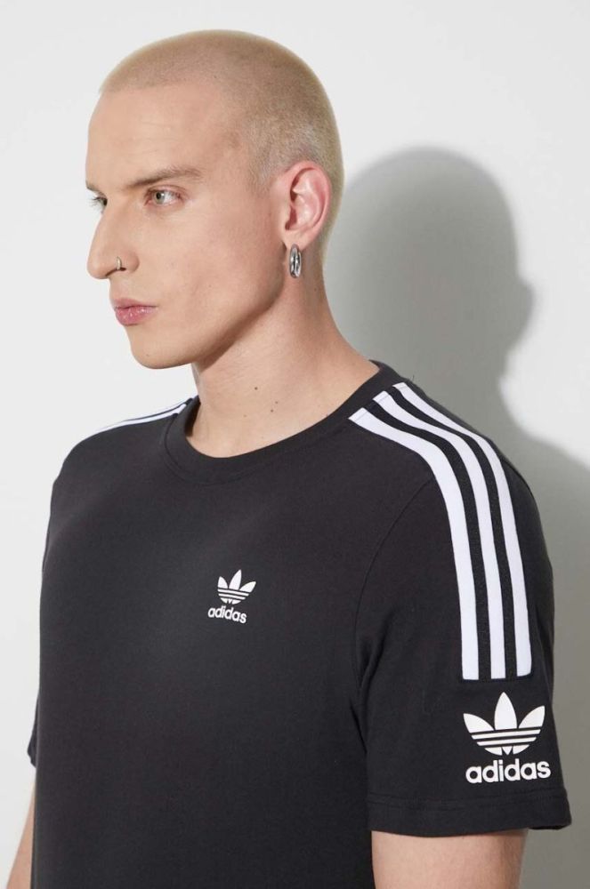 Бавовняна футболка adidas Originals колір чорний з аплікацією IA6344-BLACK фото 5