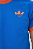 Футболка adidas Originals чоловічий з аплікацією колір блакитний