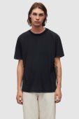 Бавовняна футболка AllSaints колір чорний однотонний