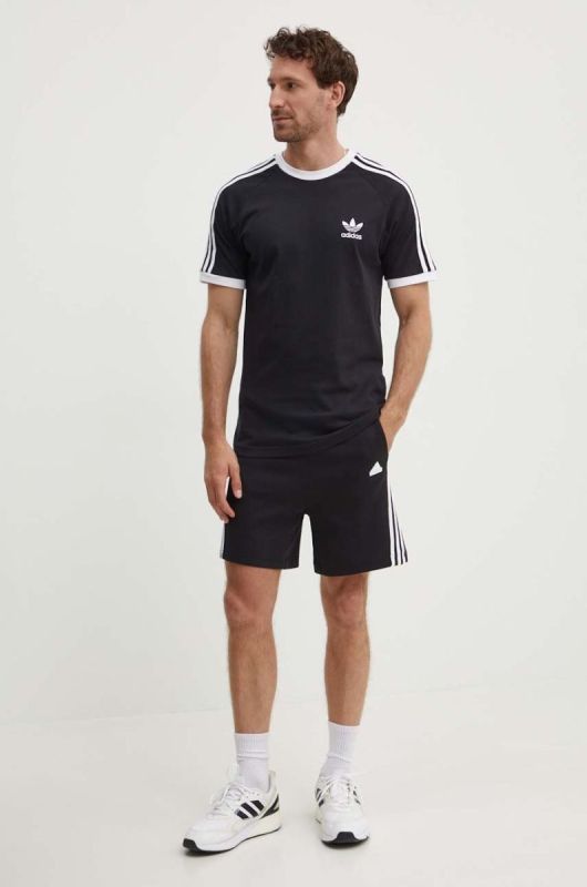 Бавовняна футболка adidas Originals колір чорний візерунок IA4845-BLACK фото 2