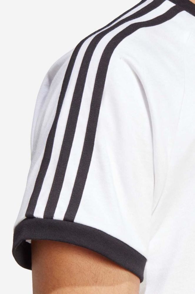 Бавовняна футболка adidas Originals 3-Stripes колір білий візерунок IA4846-white фото 6