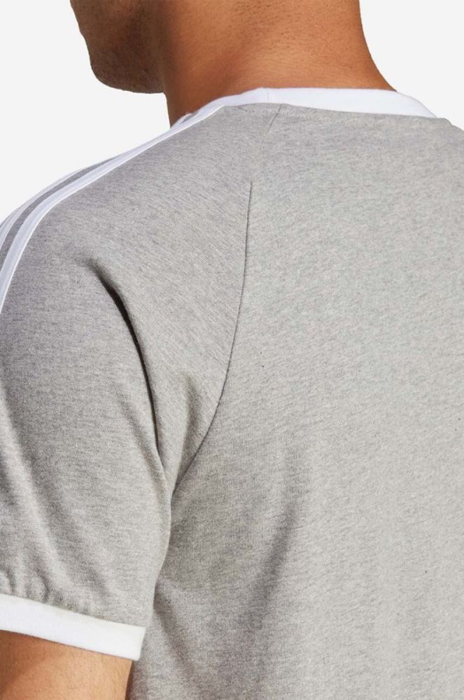 Бавовняна футболка adidas Originals чоловіча колір сірий візерунок IA4848-grey фото 6
