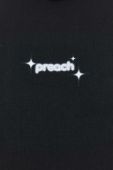 Бавовняна футболка Preach колір чорний з принтом (3267505)