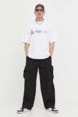 Бавовняна футболка Preach колір білий з принтом (3267517)