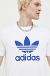 Бавовняна футболка adidas Originals Adicolor Classics Trefoil Tee колір білий з принтом IA4813-WHITE/SELU