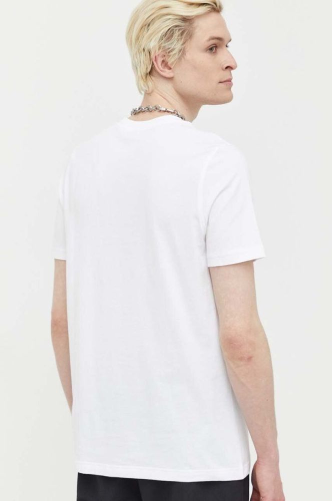 Бавовняна футболка adidas Originals Adicolor Classics Trefoil Tee колір білий з принтом IA4813-WHITE/SELU фото 3