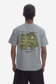Бавовняна футболка Gramicci G-Short Tee колір сірий з принтом G3SU.T047-smokyslate