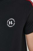 Футболка Karl Lagerfeld чоловічий колір чорний з аплікацією (3386713)