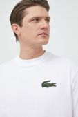 Бавовняна футболка Lacoste колір білий однотонний