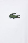 Бавовняна футболка Lacoste колір білий однотонний