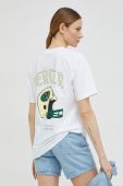 Бавовняна футболка Mercer Amsterdam колір білий з принтом