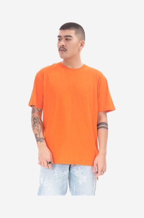 Бавовняна футболка KSUBI колір помаранчевий однотонний MPS23TE025-ORANGE