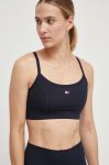 Спортивний бюстгальтер Tommy Hilfiger колір синій однотонний (3689335) Спортивний бюстгальтер Tommy Hilfiger колір синій однотонний (3689335)