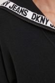 Светр Dkny жіночий колір чорний теплий гольф