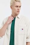 Вельветова сорочка Tommy Jeans колір бежевий relaxed класичний комір (3693641) Вельветова сорочка Tommy Jeans колір бежевий relaxed класичний комір (3693641)