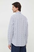 Бавовняна сорочка Tommy Hilfiger чоловіча regular комір button-down колір блакитний (3684384)
