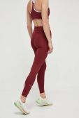 Легінси Tommy Hilfiger жіночі колір бордовий однотонні (3689383)