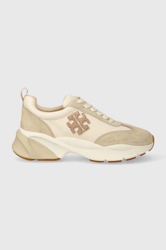 Кросівки Tory Burch Good Luck Trainer колір бежевий 83833.700.N