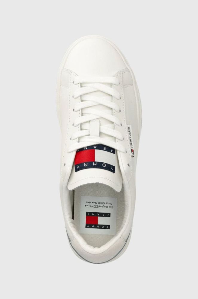 Кросівки Tommy Jeans TJW CUPSOLE SNEAKER ESS колір білий EN0EN02508 фото 4