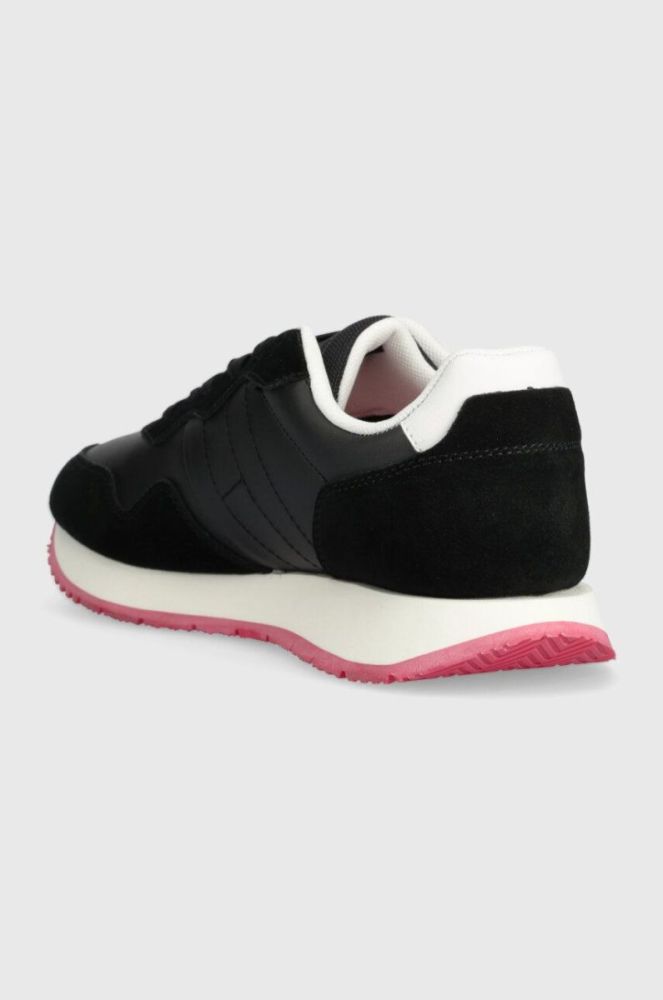 Шкіряні кросівки Tommy Jeans TJW EVA RUNNER MAT MIX ESS колір чорний EN0EN02510 фото 3