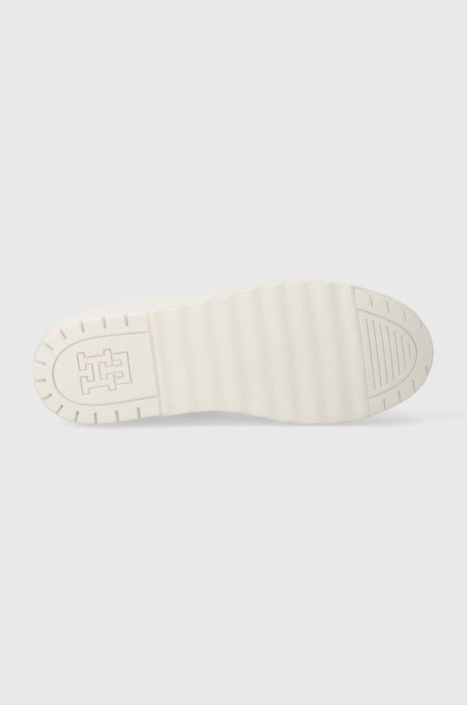 Шкіряні кросівки Tommy Hilfiger TH BASKET SNEAKER LO колір білий FW0FW07756 (3690491) фото 5