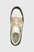 Шкіряні кросівки Tommy Hilfiger TH BASKET SNEAKER LO колір бежевий FW0FW07756