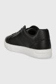 Шкіряні кросівки Tommy Hilfiger ESSENTIAL COURT SNEAKER колір чорний FW0FW07686