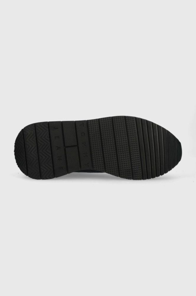Шкіряні кросівки Tommy Jeans TJM MODERN RUNNER колір чорний EM0EM01316 фото 5