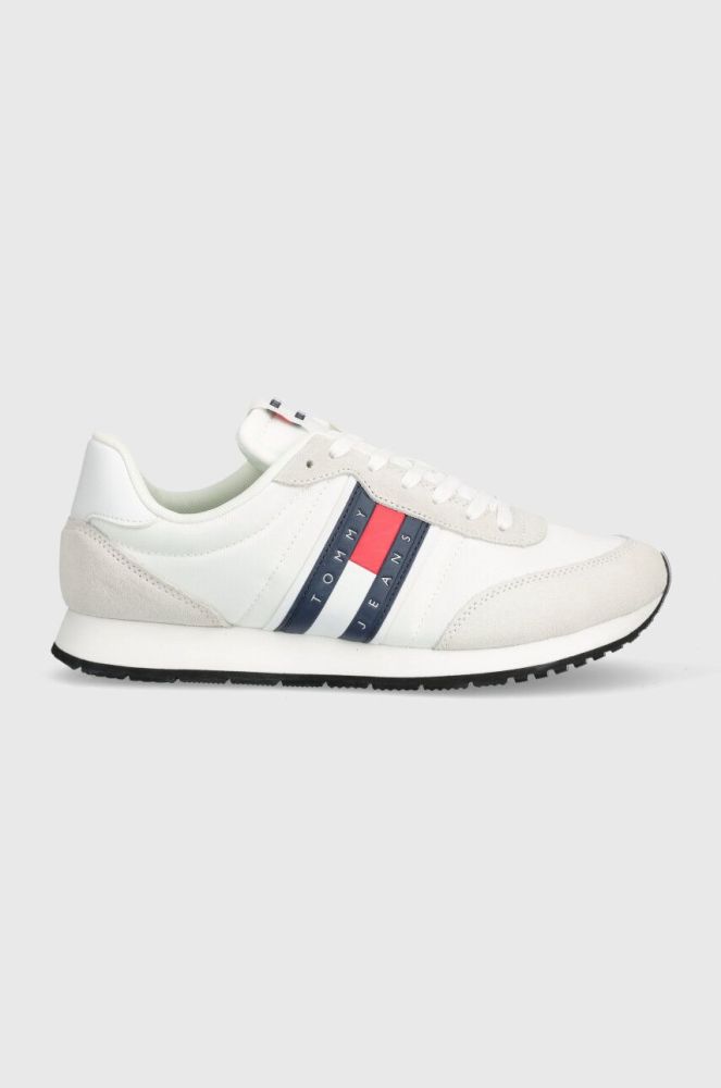 Кросівки Tommy Jeans TJM RUNNER CASUAL ESS колір білий EM0EM01351