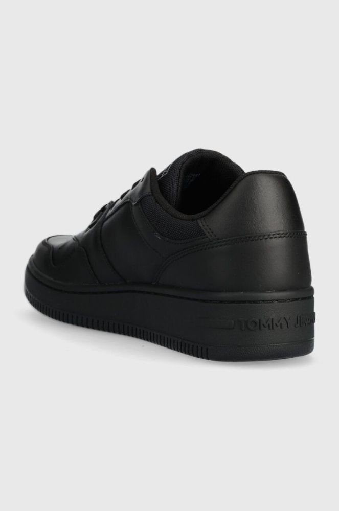 Шкіряні кросівки Tommy Jeans TJM RETRO BASKET ESS колір чорний EM0EM01395 (3690068) фото 3