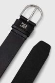 Шкіряний ремінь Tommy Hilfiger жіночий колір чорний (3687333)