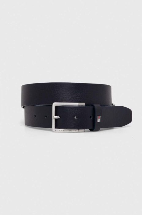 Шкіряний ремінь Tommy Hilfiger чоловічий колір синій (3691716)