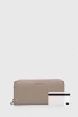 Шкіряний гаманець Marc O'Polo жіночий колір бежевий (3684721)