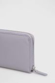 Шкіряний гаманець Marc O'Polo жіночий колір фіолетовий