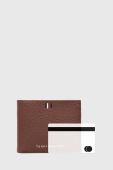 Шкіряний гаманець Tommy Hilfiger чоловічий колір коричневий (3691843)