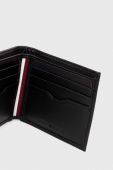 Шкіряний гаманець Tommy Hilfiger чоловічий колір чорний (3691841)