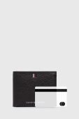 Шкіряний гаманець Tommy Hilfiger чоловічий колір чорний (3691841)