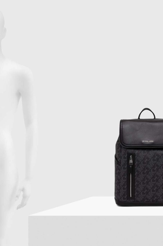Рюкзак Michael Kors чоловічий колір чорний великий візерунок (3635592) фото 6