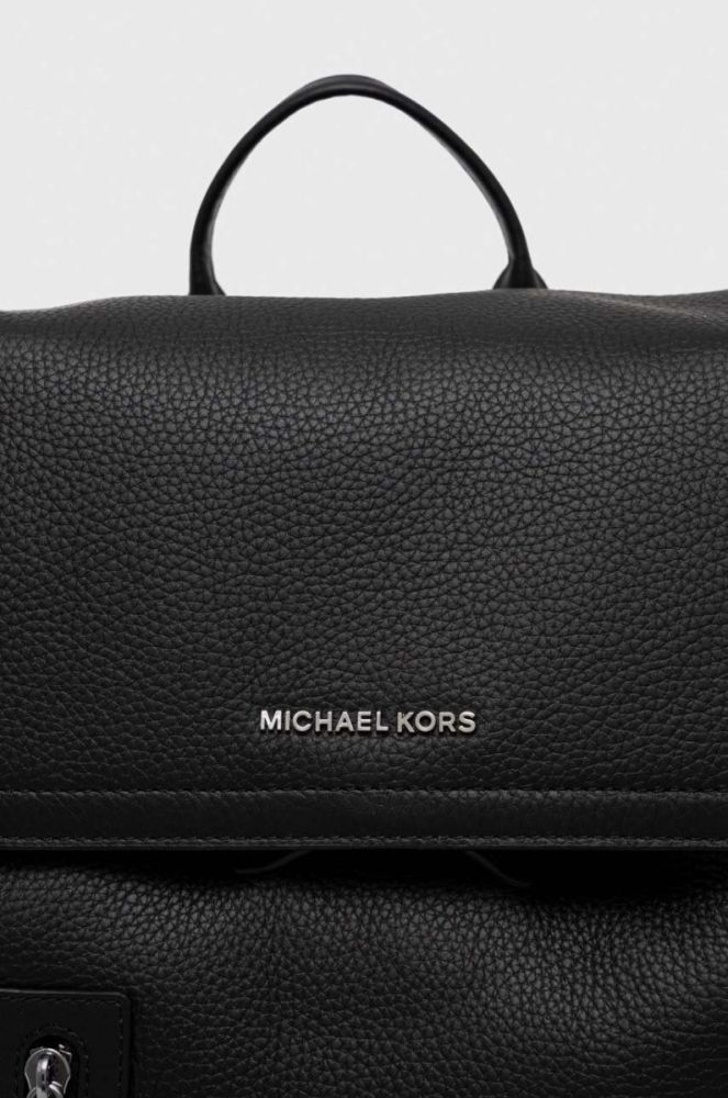 Рюкзак Michael Kors чоловічий колір чорний великий однотонний (3635593) фото 4