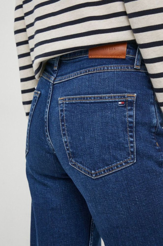 Джинси Tommy Hilfiger жіночі середня посадка колір темно-синій (3693719) фото 4
