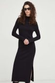 Сукня Marc O'Polo колір чорний midi облягаюча (3630743)