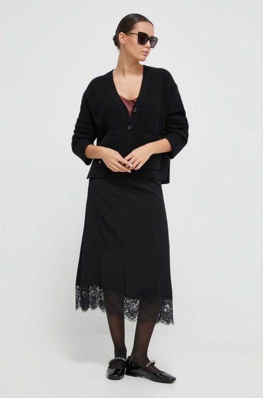 Вовняний кардиган Polo Ralph Lauren колір чорний (3648700) фото 2