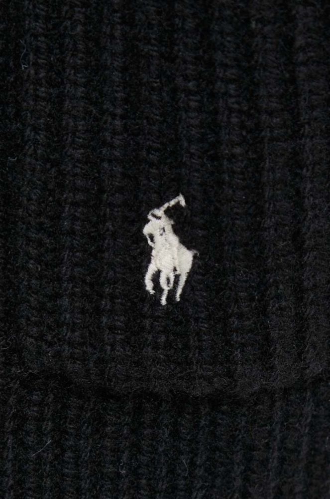 Вовняний кардиган Polo Ralph Lauren колір чорний (3648700) фото 5