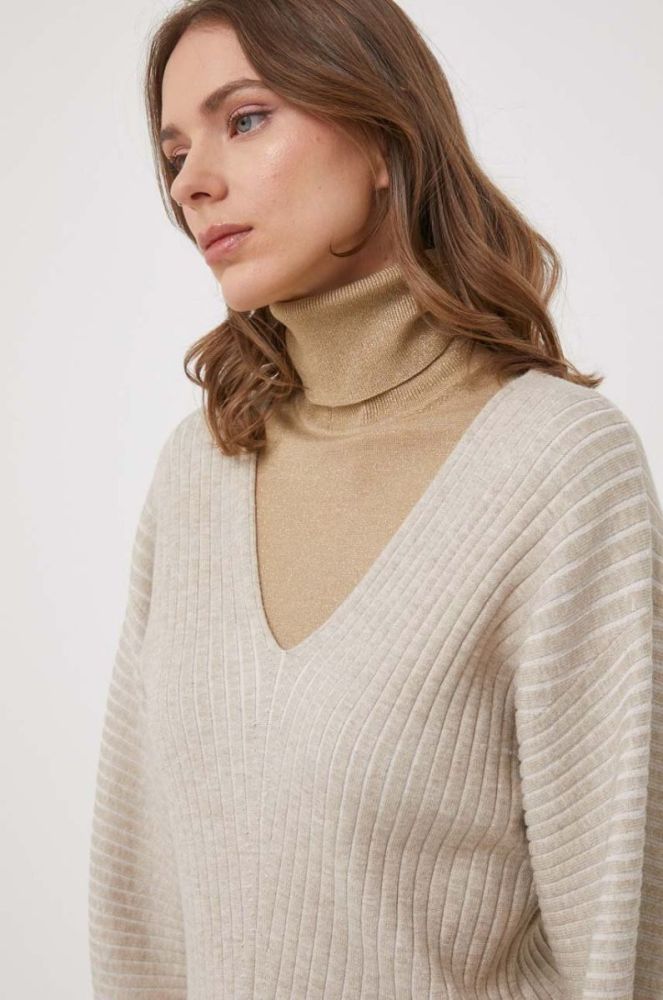 Светр Dkny жіночий колір бежевий (3691971) фото 4