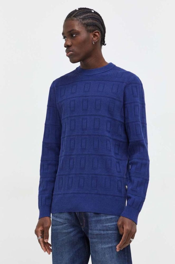 Светр G-Star Raw чоловічий колір блакитний фото 4