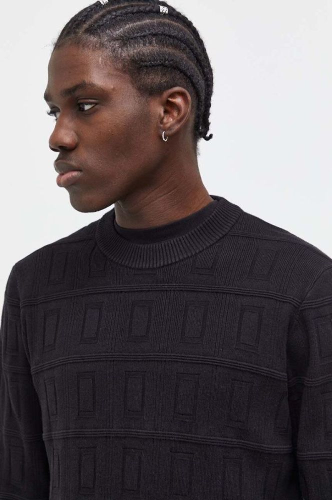 Светр G-Star Raw чоловічий колір чорний фото 4