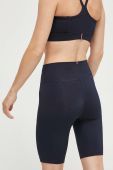 Шорти Tommy Hilfiger жіночі колір синій однотонні середня посадка (3689453)