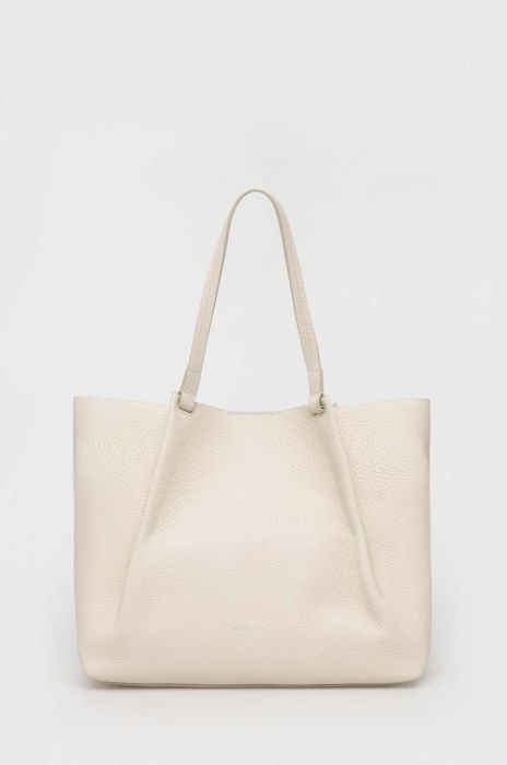 Шкіряна сумочка Marc O'Polo колір бежевий (3689466)